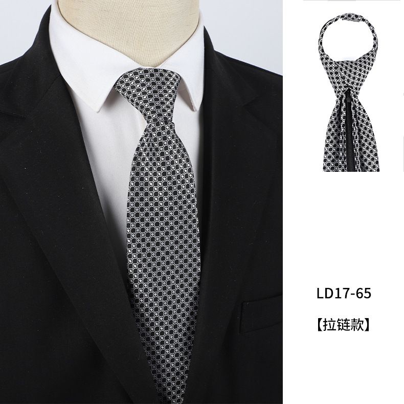 Cravatta con cerniera di alta qualità, casual e facile da tirare, da uomo_voghion.com