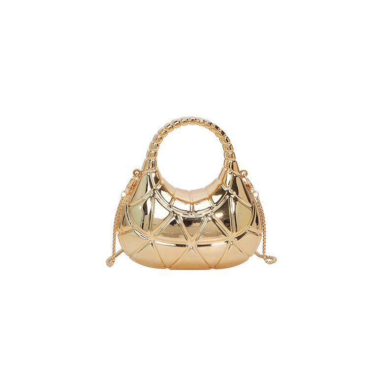 2025 Herbst Mini Abend Trendy Handtasche Acryl Plaid Single Shoulder Crossbody Damentasche_voghion.com