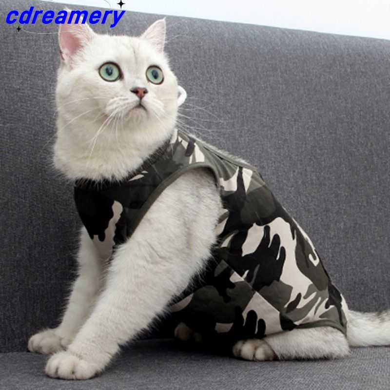 Cat Rehabilitation Clothing Specifically Designed For Abdominal Wounds Or Skin Diseases In Cats And Dogs After Surgery_voghion.com
