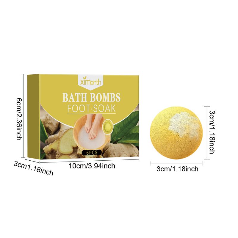 Ximonth Fußbadeball, feuchtigkeitsspendend, reparierend, risshemmend, peelend, reinigend, lindert körperliche Beschwerden, vertreibt Kälte und Feuchtigkeit_voghion.com