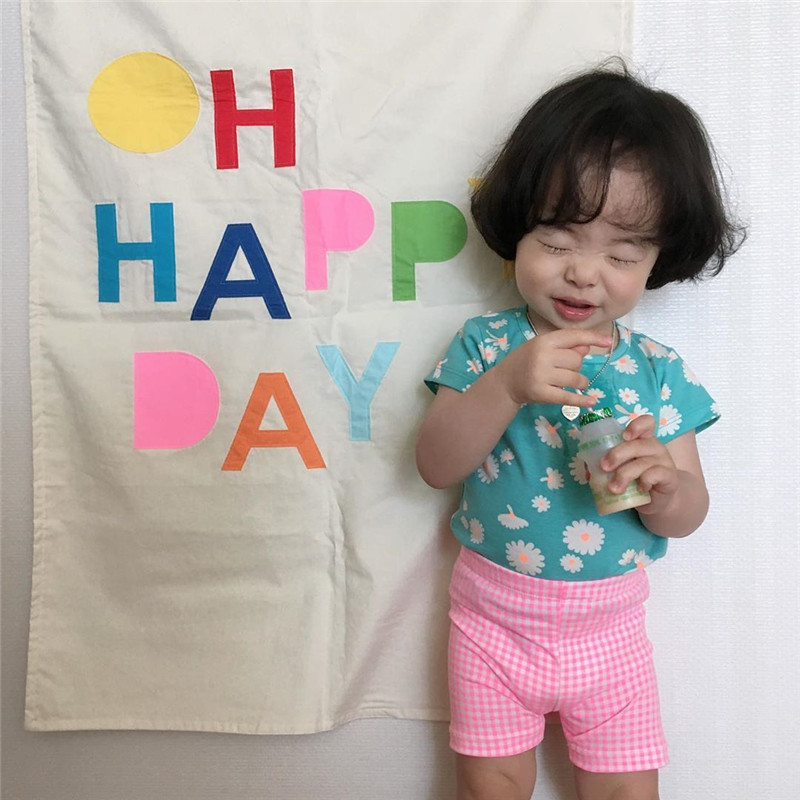 Oh Happy Day Cloth Baby Background Clothing Photography Placement Props_voghion.com