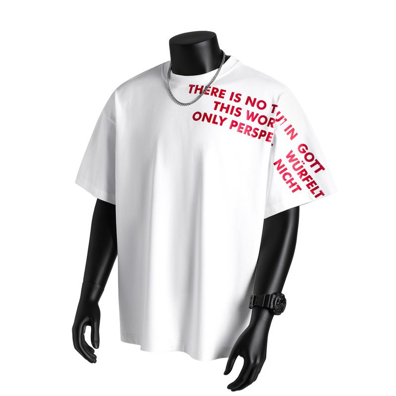 Maglietta casual da uomo Summer Air in cotone con scollo piccolo, maniche corte e cuciture filettate_voghion.com