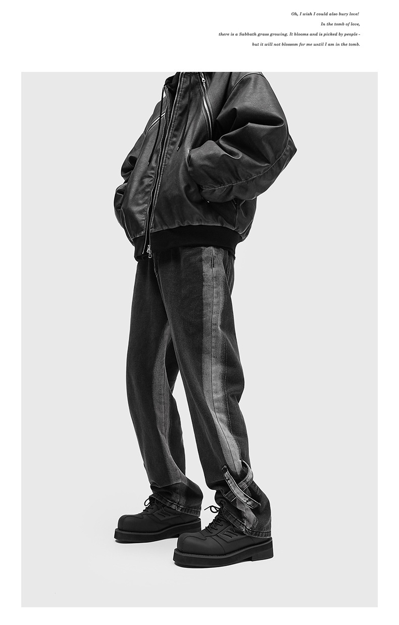 2024 Frühling mattschwarze Sohle aus Leder mit großem Kopf für Herren, kleiner und lässiger britischer Stil, Trend zu gehobenen Derby-Schuhen_voghion.com