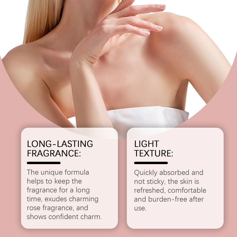 EELHOE Body Care Ball, Rose Flavor Natural Fragrance Dry Armpit Moisturizing Deodorant Convenient Care Stick_voghion.com