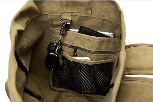 Grouss Kapazitéit Rucksak Mann Reesbeutel Mountaineering Rucksak Männlech Gepäck Leinwand Bucket Schëllerbeutel fir Jongen Männer Rucksak_voghion.com