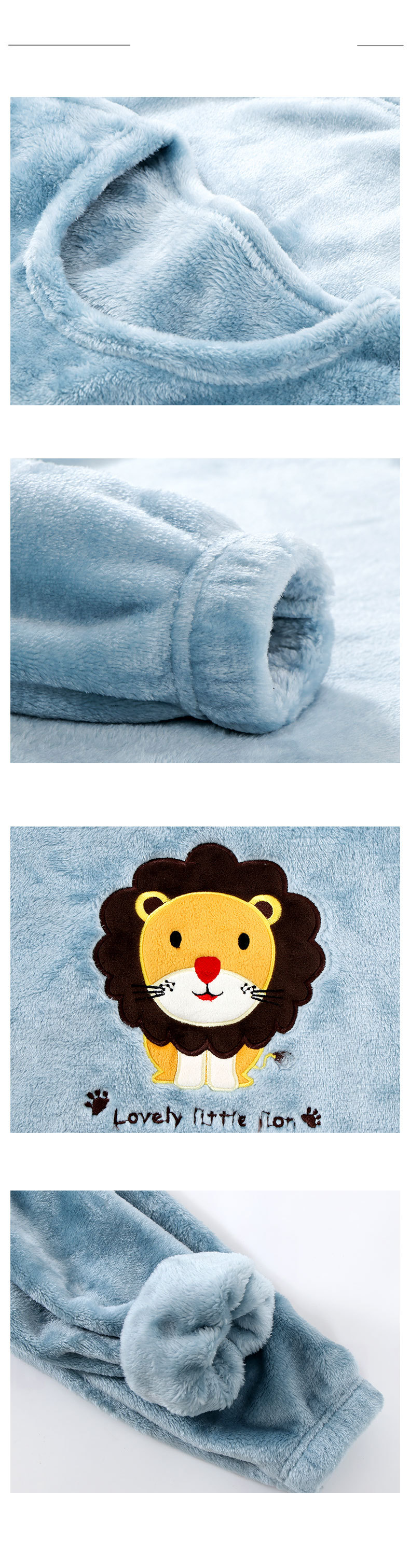 Pijamas de franela para niños, ropa de casa de otoño e invierno, pijamas gruesos de lana para hombres y niñas, invernadero_voghion.com