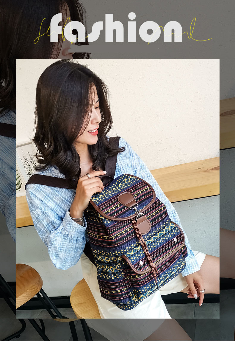 Boho Mandala Ethnic Bohemian Backpack Purse For Women Anti Theft Fashion Back Pack Shoulder Bag_voghion.com