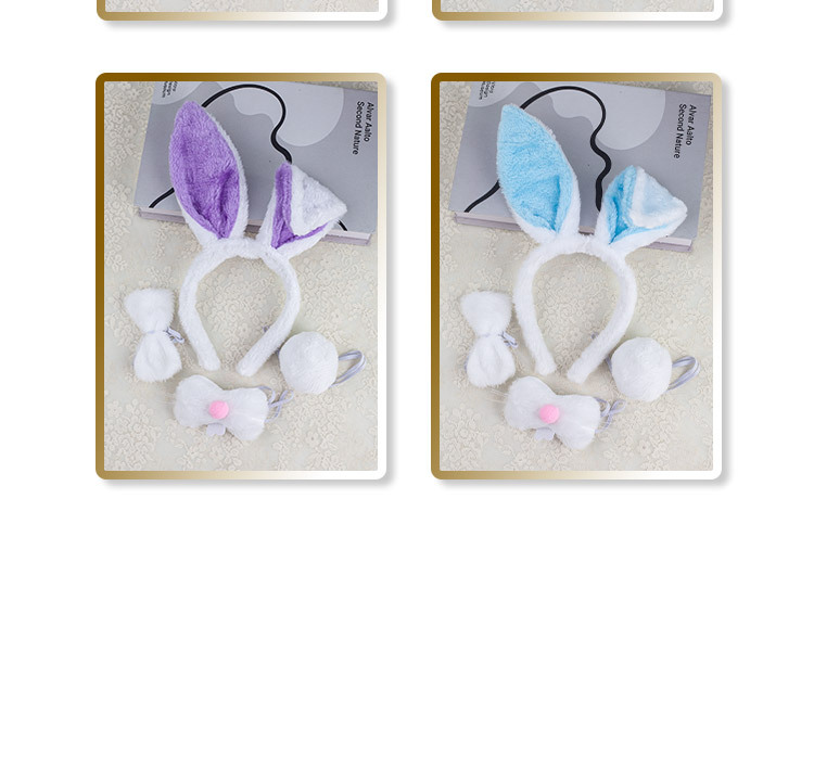 Cerchietto con orecchie da coniglio pasquale, autunno e inverno, peluche, simpatico cartone animato, copricapo, costume, accessori per capelli_voghion.com