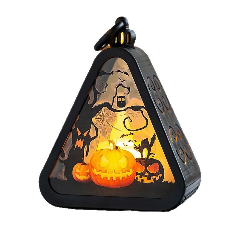 Halloween Decorations Portable Pumpkin Lantern Halloween Small Gifts Halloween Desktop Ornaments Layout Props_voghion.com