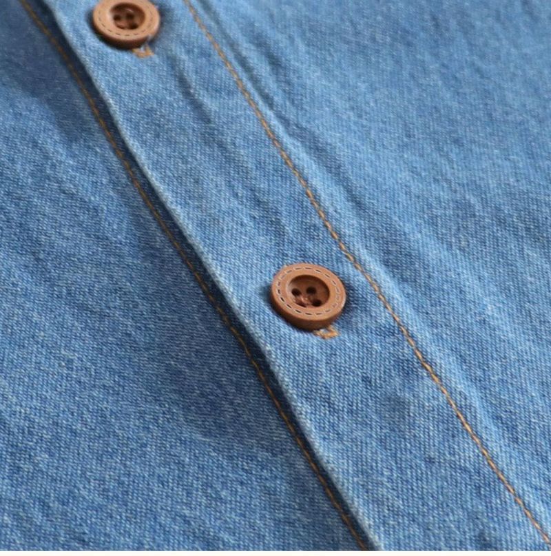 Colletto per camicia in denim da donna, versatile, casual, multifunzionale, con colletto di ricambio per maglioni._voghion.com