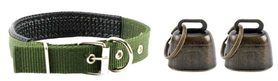 Cross-Border Geit met knapperige verstelbare nylon schapen grote hondenbel anti-verlieshalsband_voghion.com