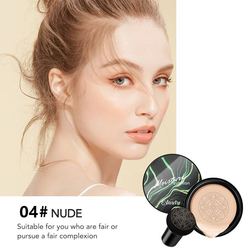 Air Cushion CC Cream Mushroom Head Foundation, Kosteuttava BB Cream Meikki Pitkäkestoinen Matta Peitevoide _voghion.com