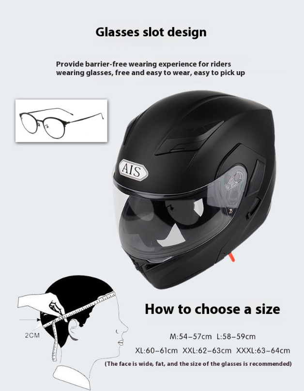Casco da moto per uomo e donna Casco integrale Ai Lion Casco scoperto Bluetooth Casco invernale per auto elettrica_voghion.com
