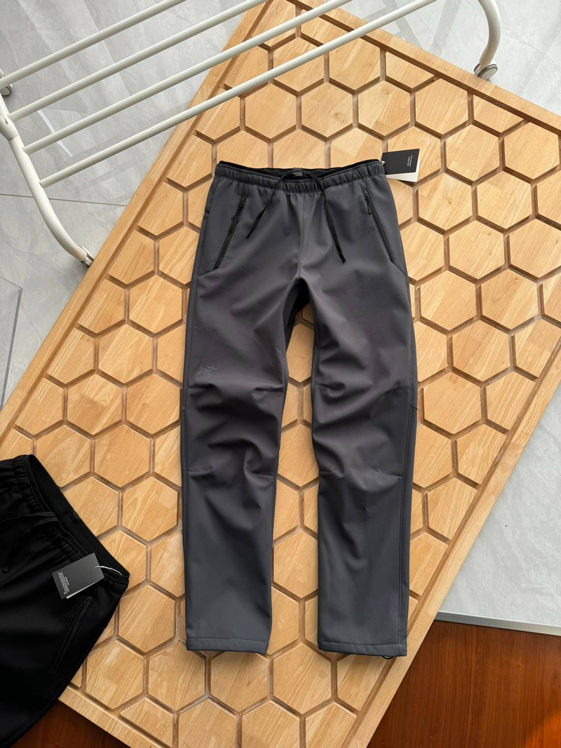 2024 Winter New Men's Outdoor Windproof And Warm Fleece Pants_voghion.com