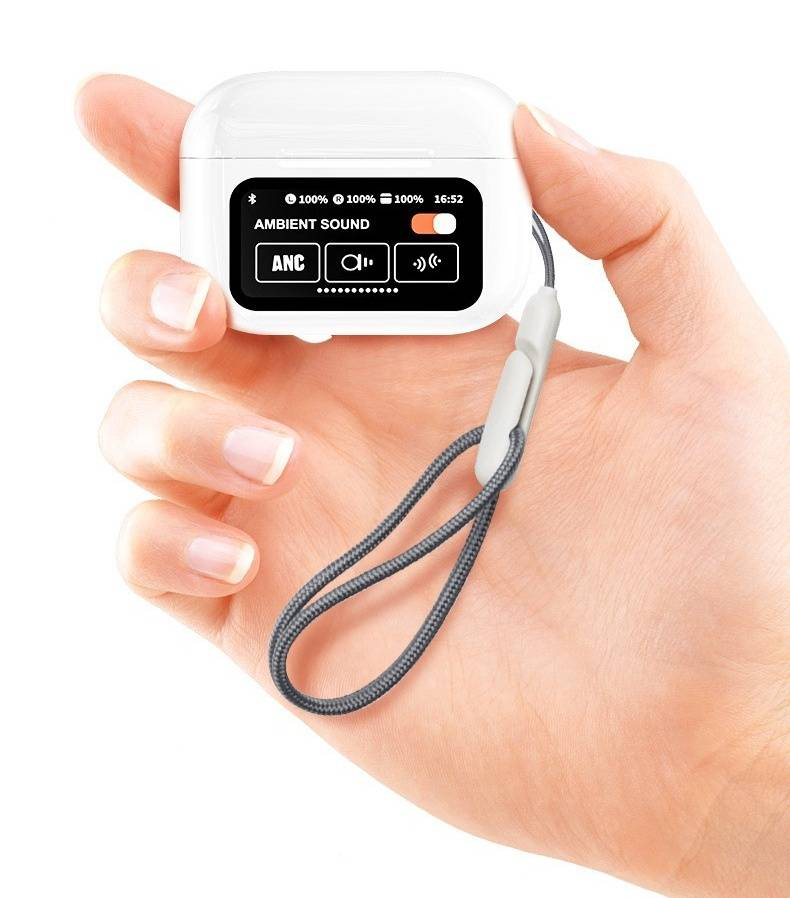 1 PAR A9 Pro Bluetooth 5.4 trådløse in-ear-øretelefoner, intelligent farveskærm, berøringsskærm, ANC ENC aktiv dobbelt støjreduktion_voghion.com