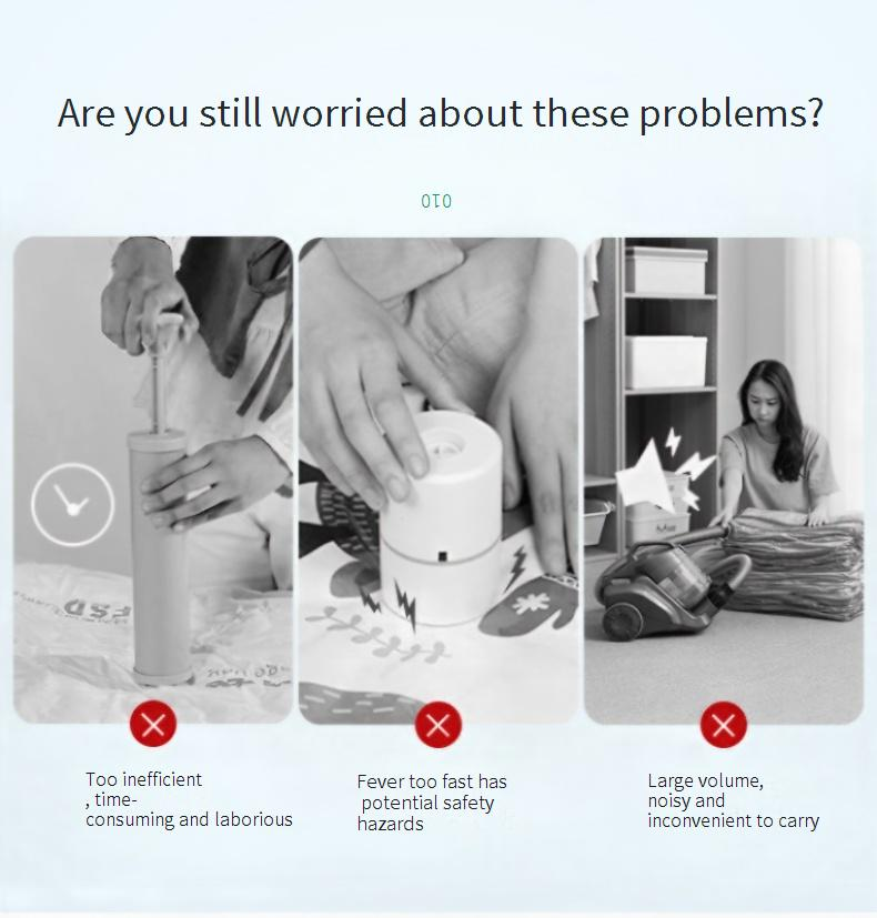 Compression Bag Vacuum Electric Vacuum Pump Universal Pump Small Household Clothes Quilt Portable Storage Bag Electric Pump_voghion.com