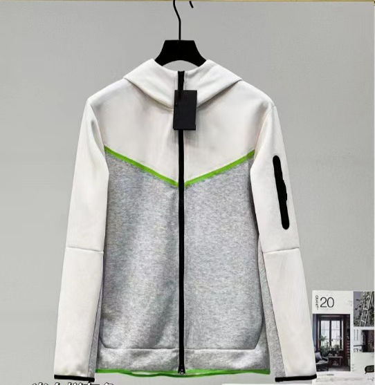 Spring And Autumn Casual Sports Cotton Air Layer Hooded Zipper Cardigan Men's Jacket Coat_voghion.com
