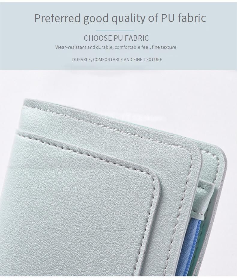 Portefeuille fin ENMEX pour femme avec plusieurs emplacements pour cartes et poche à monnaie – Organiseur de sac léger en PU pour vos essentiels du quotidien (noir, beige, rouge, bleu, violet)_voghion.com