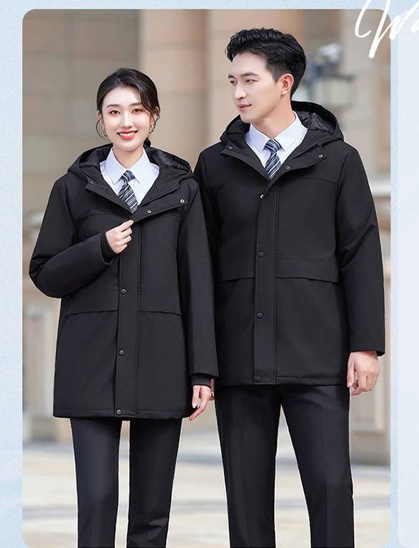 "Heavy-Duty Winter Work Jacket For Property Management & Security – Men’s & Women’s Professional Parka"_voghion.com