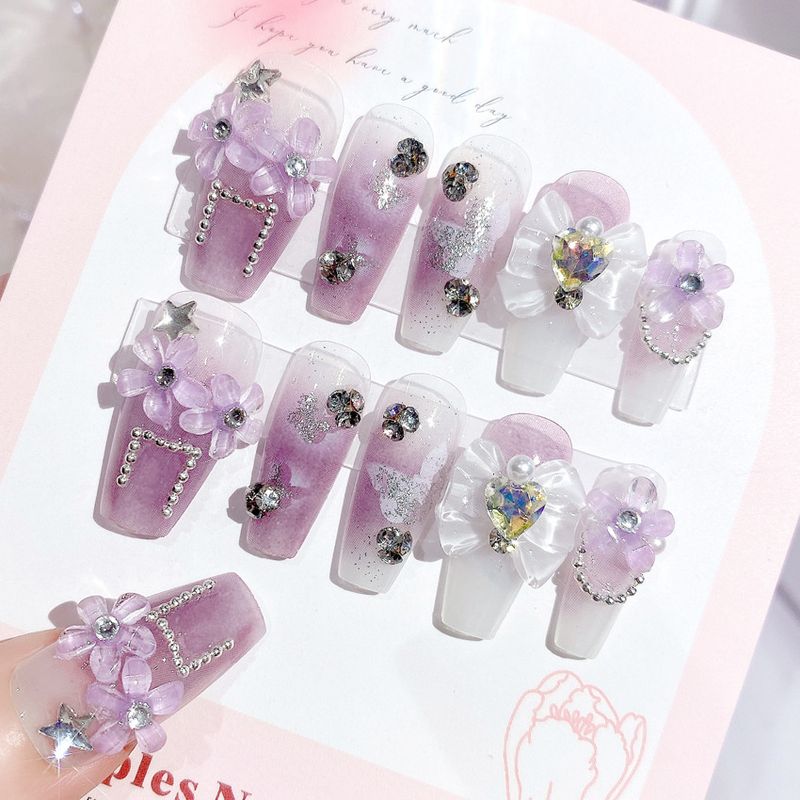 Nuovo stile avanzato Pure Desire che indossa un fiocco per unghie U7_voghion.com