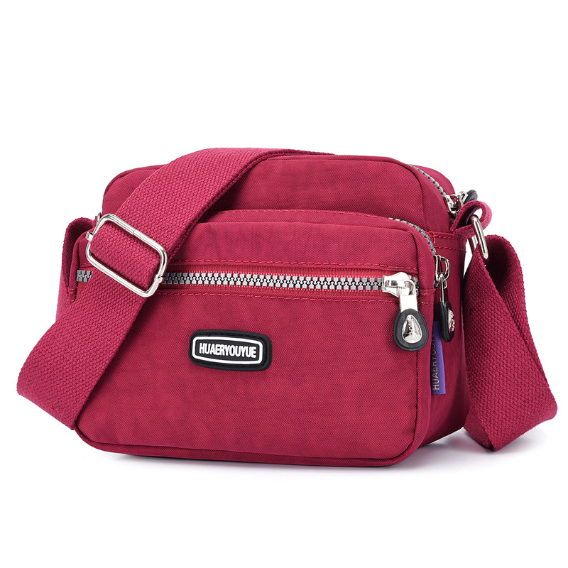 Nuova borsa a tracolla piccola da donna con tracolla singola in nylon Flower Date 2024_voghion.com