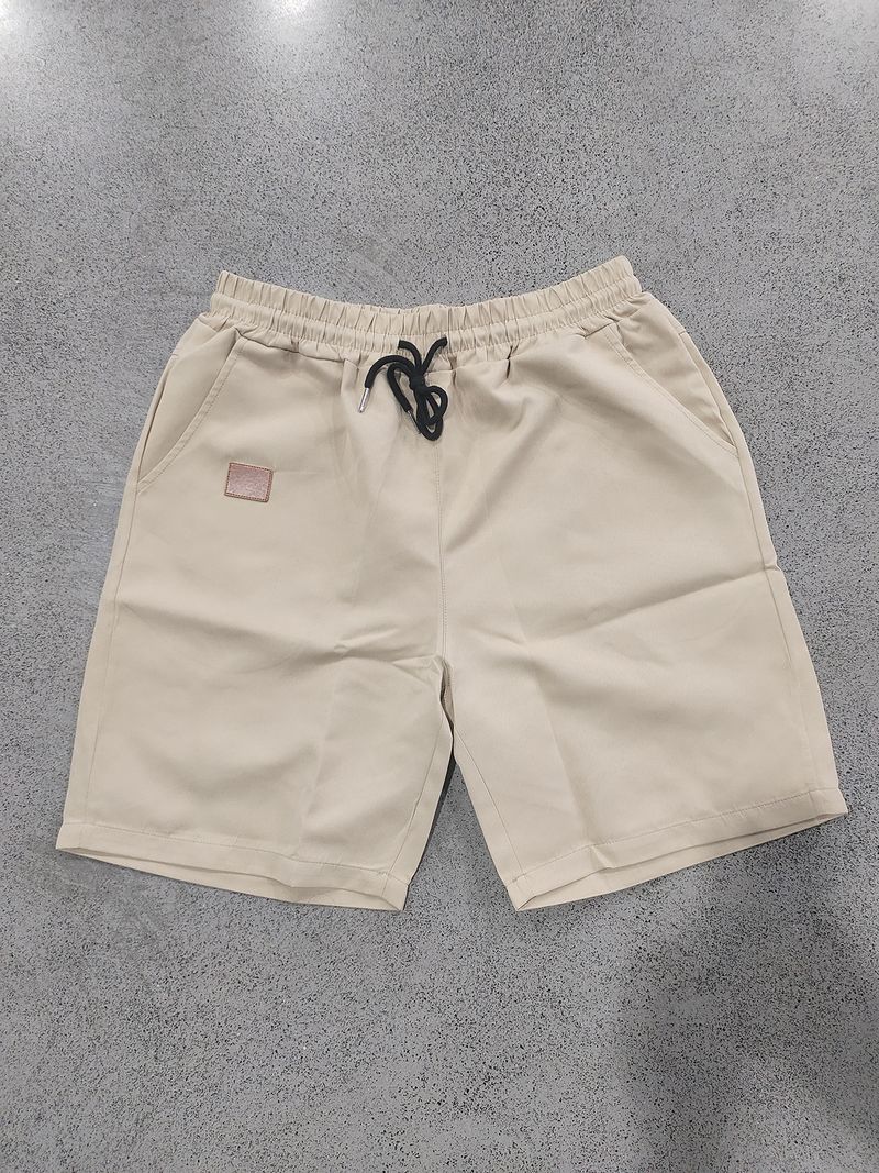 Pantalones de playa para hombre, de verano, informales, ligeros y lujosos, de cinco puntos, con cordón cruzado, talla grande_voghion.com