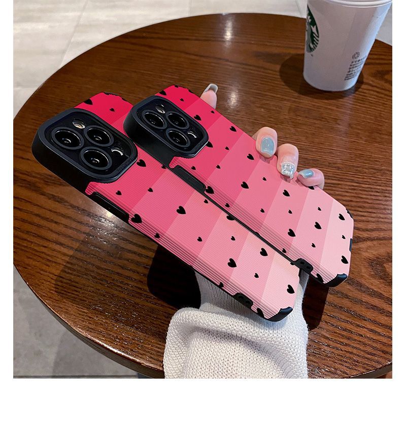 Red Heart 11 14 Phone Case 13 For Women IPhone 12 Compatible 6s/8 Plus New Pro Max_voghion.com