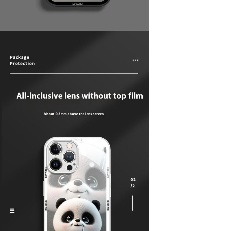 Milk Tea Panda iphone15 Telefon Kılıfı 14 Promax Yeni Kadın 13 Yaratıcı iPhone 12 Uygun 11 Tam Paket Düşmeye Karşı Korumalı 7/8 Plus_voghion.com