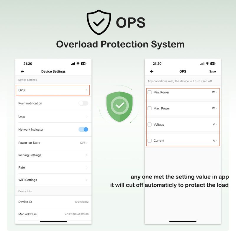 ONOFF Ewek WIFI Energiezähler Kwh Miessung Iwwerwaachung Leckschutz Fernbedienung Timerrelais fir Smart Home_voghion.com