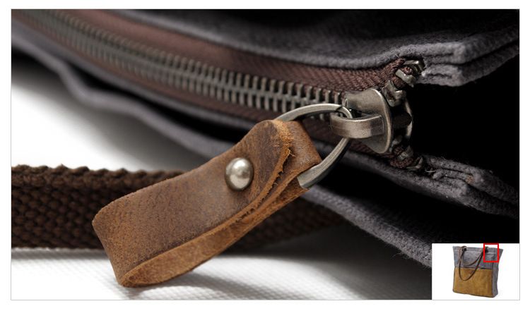 Korean style fashion new oil wax canvas women's bag simple waterproof cloth bag retro contrast color shoulder bag portable shopping bag_voghion.com