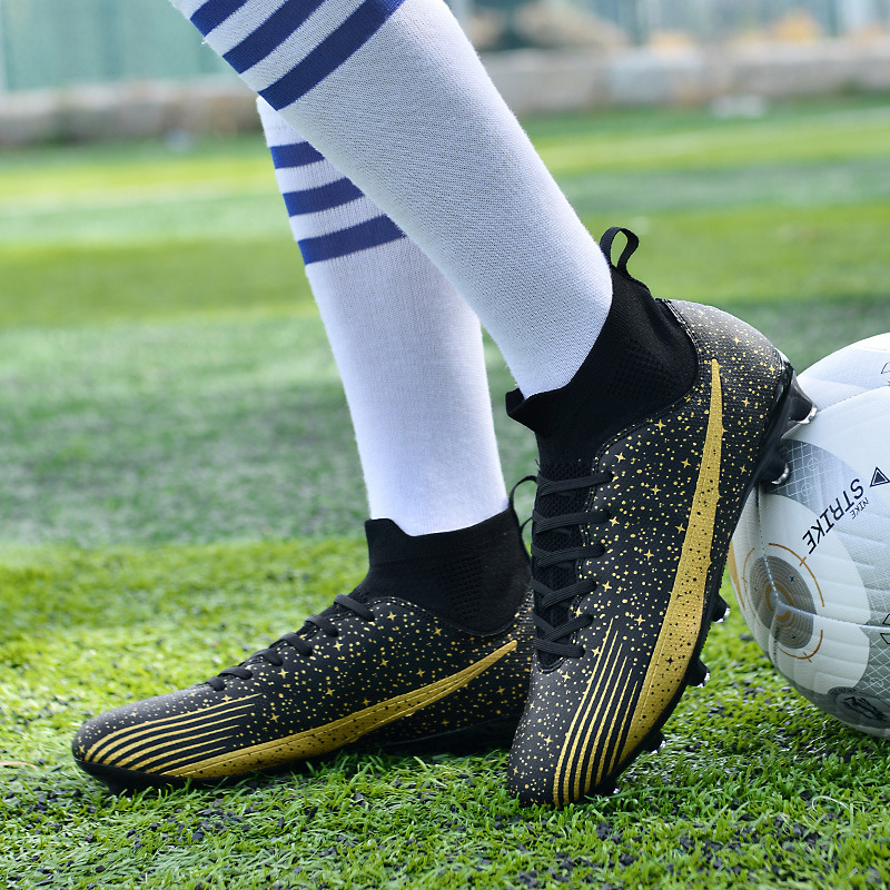 Scarpe da calcio, adolescenti, unghie lunghe rotte, adulti, uomini e donne, professionali resistenti all'usura, antiscivolo e traspiranti_voghion.com