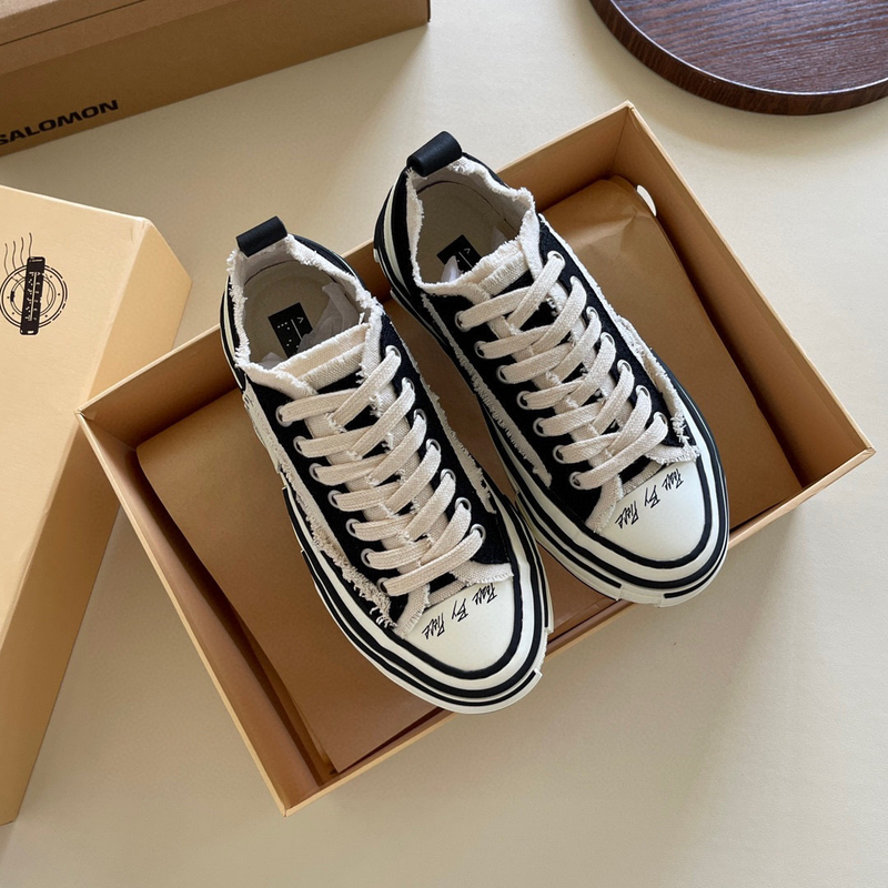 Vanness Wu Same Style Beggar Shoes Dirty Couple Models Canvas Shoes Women S Thick Soled Casual Sneakers All Match New Single_voghion.com