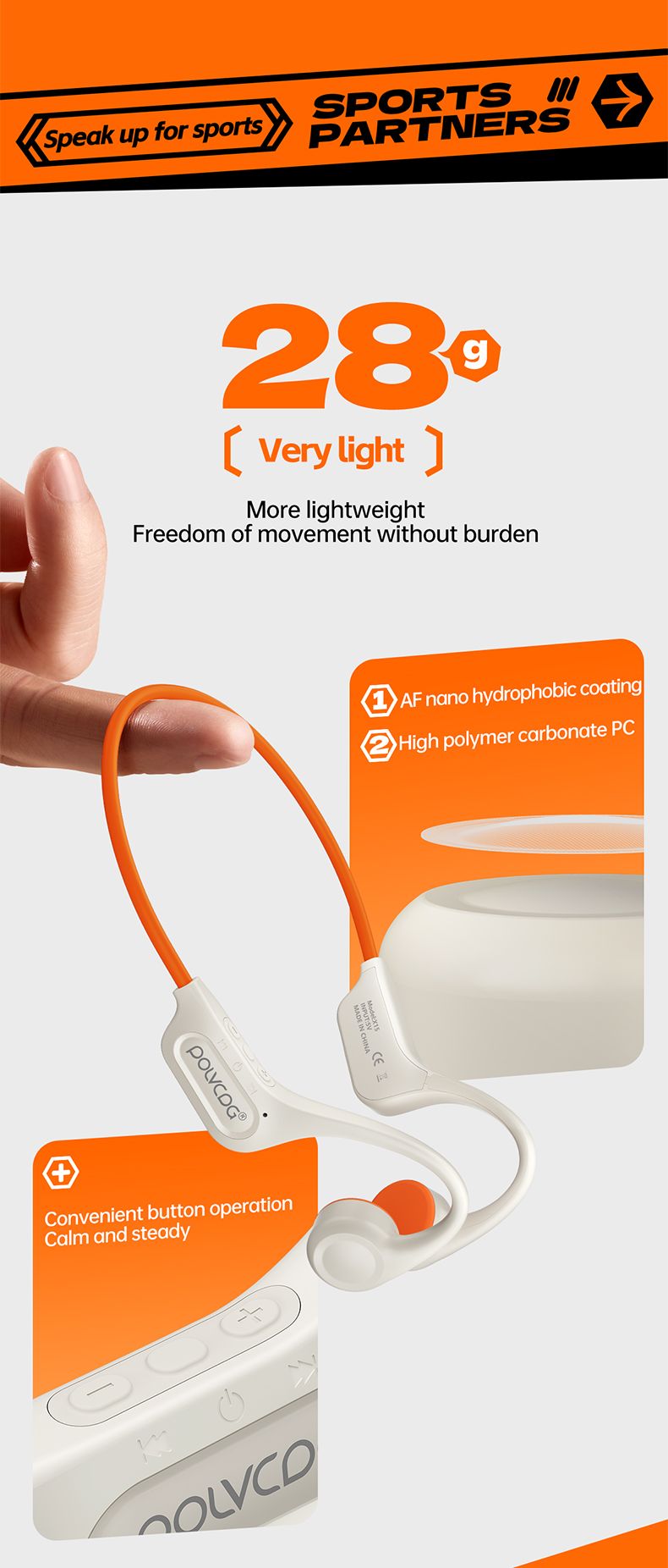 Bone Conduction Bluetooth Earphones 32GB Memory IPX6 Sweatproof And Rainproof Bicycle Sports Earphones X15_voghion.com
