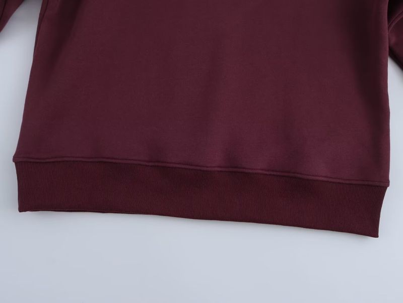 Ženska oblačila Nova ženska oblačila Pulover iz flanele s čipkasto obrobo Čipkast črtast pas Flanelaste hlače_voghion.com