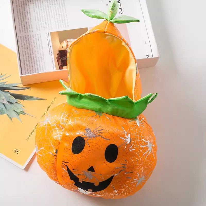 Pet Costume Pumpkin Outfit Dog Dress Muppet Halloween Cat Clothes_voghion.com