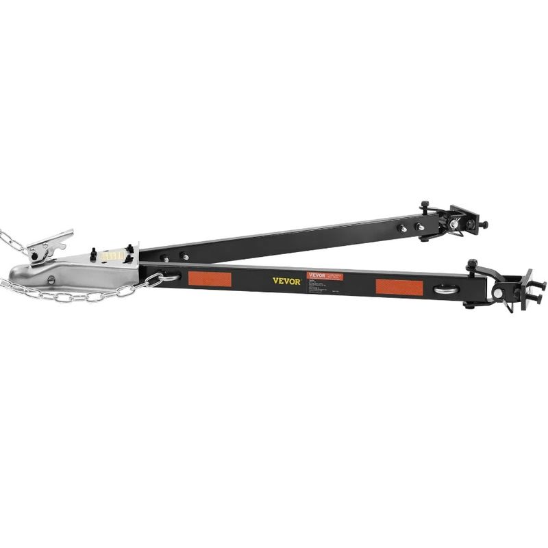 Coupler Towing Towing Chains B With Steel Bar Tow Alloy Fits 5500 Lbs PowderCoating Capacity BumperMounted Universal 2Inch Bar_voghion.com