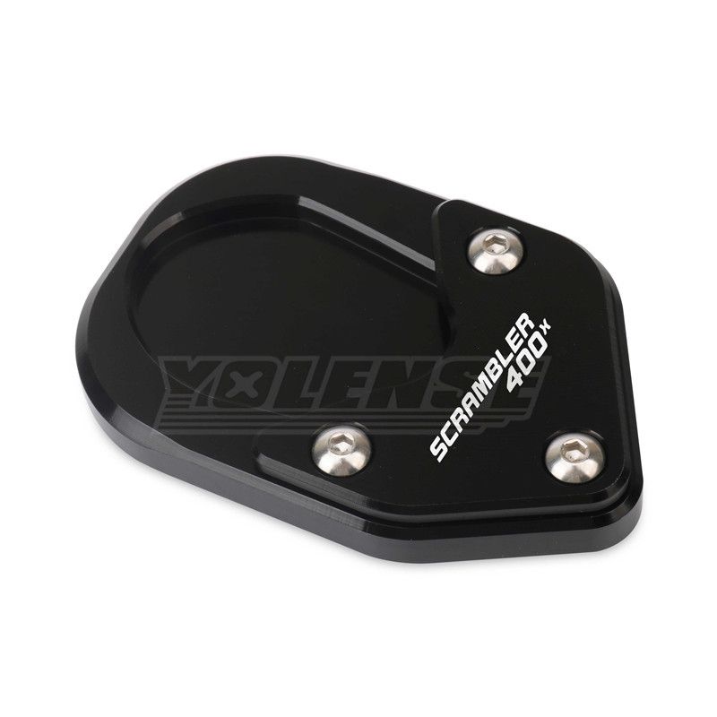 For Scrambler 400X Speed 400 2024 2025 NEW Motorcycle CNC Kickstand Foot Side Stand Extension Pad Support Plate Enlarge Stand_voghion.com