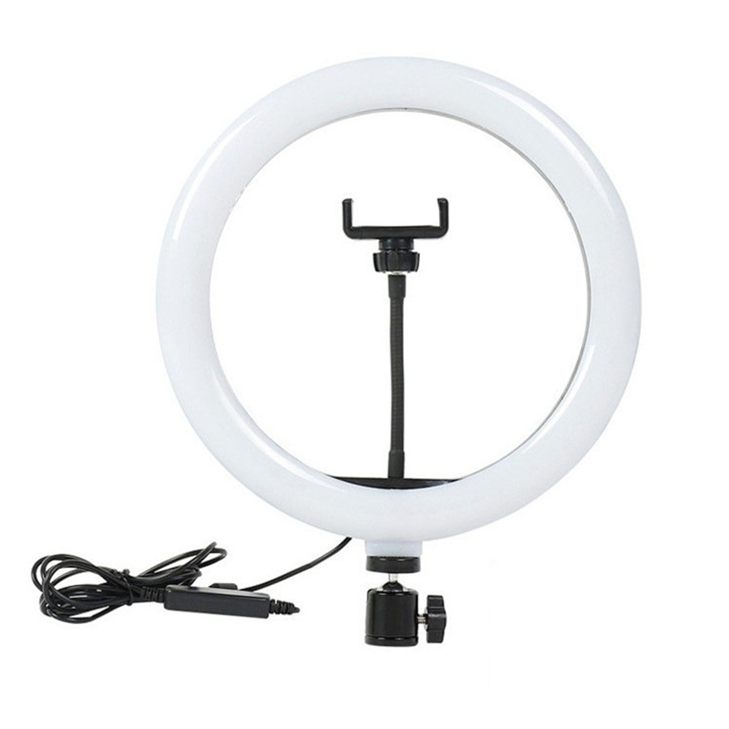 10-tommers selfie-ringlys med valgfritt stativ, fotografifylllys Led ringlampe ringlys for videoopptak direktesending_voghion.com