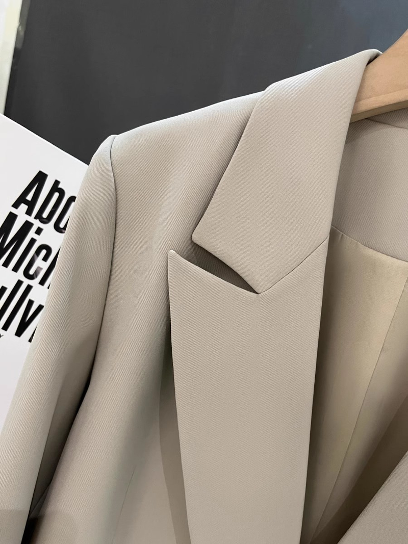 Women's goddess style spring and autumn new style gun lapel short suit top_voghion.com