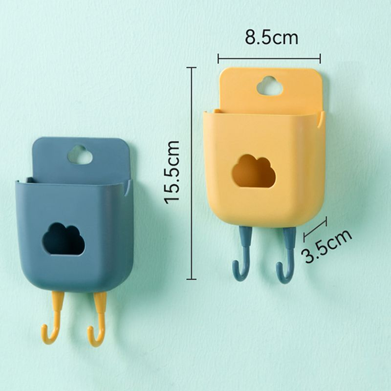 Kunjiuyou Handyhalter, multifunktionaler Wandhalter, stanzfreier Aufbewahrungsbox-Organizer für TV-Fernbedienung_voghion.com