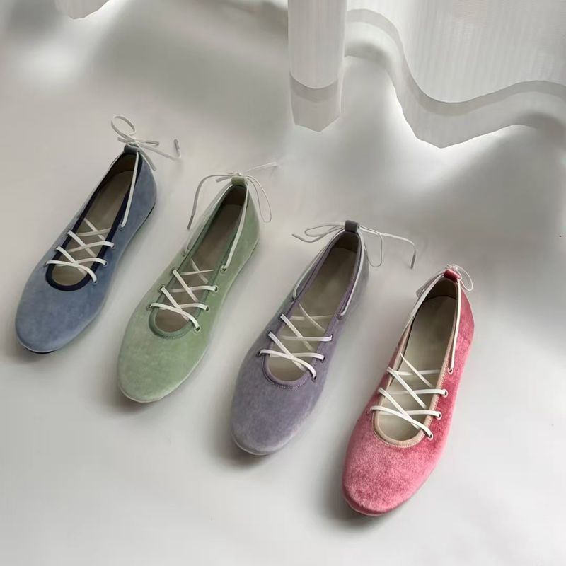 Scarpe singole coreane piatte 2025 Primavera Nuove scarpe da donna Mary Jane con cinturino alla testa rotonda francese_voghion.com