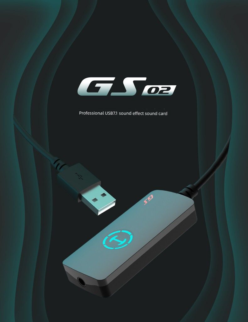 Hecate/Walker GS02 Computer External Usb7.1 Effect Game Card Magic Sound Voice Changing Plug-and-Play_voghion.com