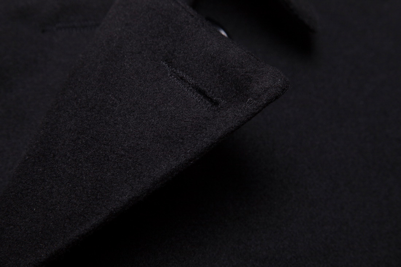Spring Men's Long Tweed Coat Trench Coat_voghion.com