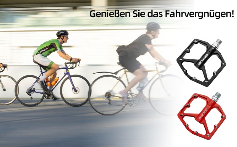 Pédales de vélo ROCKBROS Pédales de vélo Plateforme antidérapante ultralégère VTT BMX_voghion.com