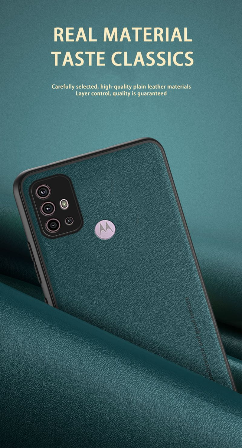 Luxus Leder Telefon Fall Für Motorola Moto G60 G30 G20 G10 G200 E7 Power Rand S30 X30 5G Abdeckung matte Silikon Protectio_voghion.com