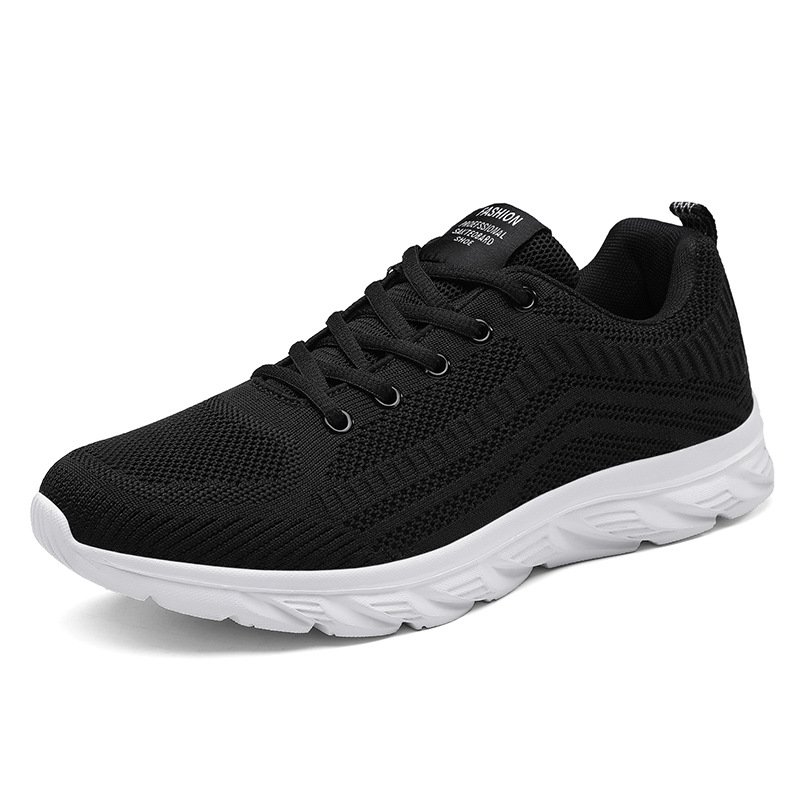 Spring And Autumn New Sports Casual Large Size Breathable Mesh Running Travel Men's Shoes_voghion.com