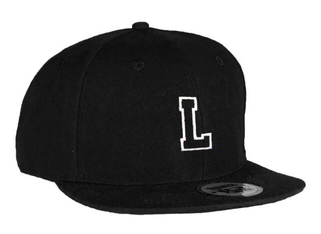 Unisex Kids Adult Size Snapback Flat Peak Hat Casual Baseball Cap A-Z Alphabet_voghion.com