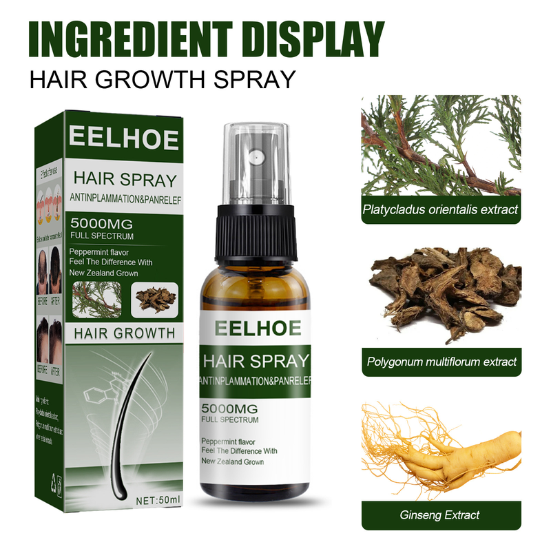 EELHOE un Tough Anti dropping Firm Care mitrinošs blīvs matu laks_voghion.com