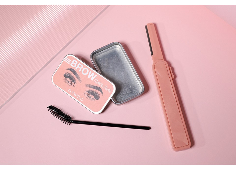 Styling Gel Eyebrow Brows Waterproof Long-Lasting 3D Feathery Wild Brow Styling Cream with Eyebrow Scraper_voghion.com