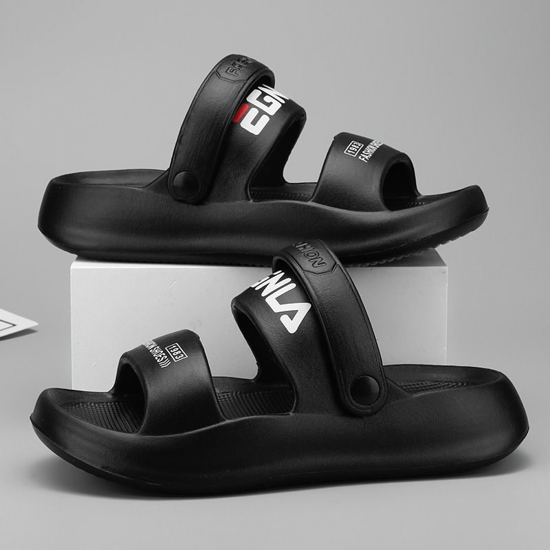 EVA-Sommerschuhe, leicht, dicke Sohle, trendig und individuell. Geeignet für Herren-Strandschuhe, Outdoor-Hausschuhe,_voghion.com